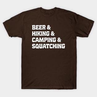 Things To Do in the Pacific Northwest T-Shirt